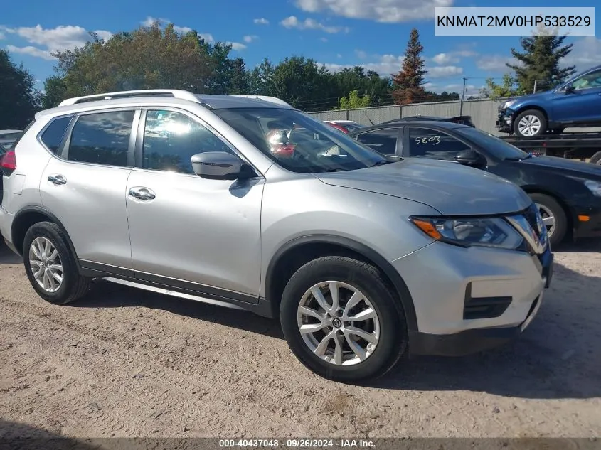 KNMAT2MV0HP533529 2017 Nissan Rogue Sv