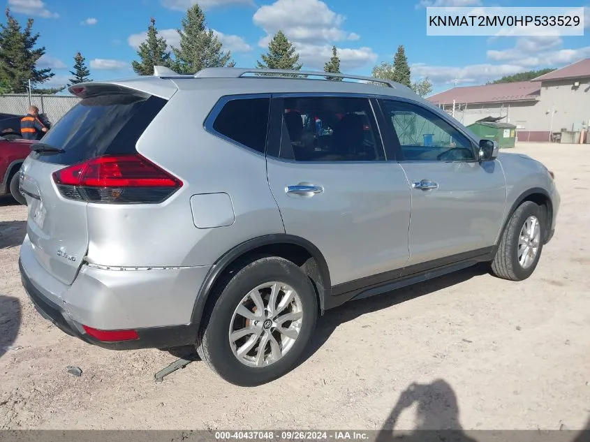 KNMAT2MV0HP533529 2017 Nissan Rogue Sv