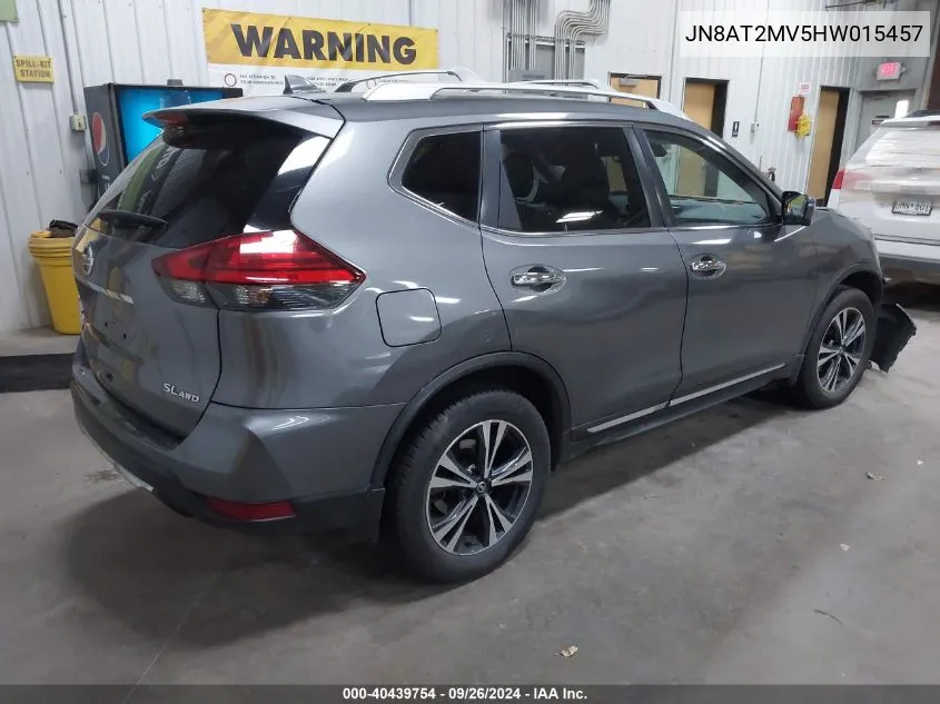 2017 Nissan Rogue S/Sl/Sv VIN: JN8AT2MV5HW015457 Lot: 40439754