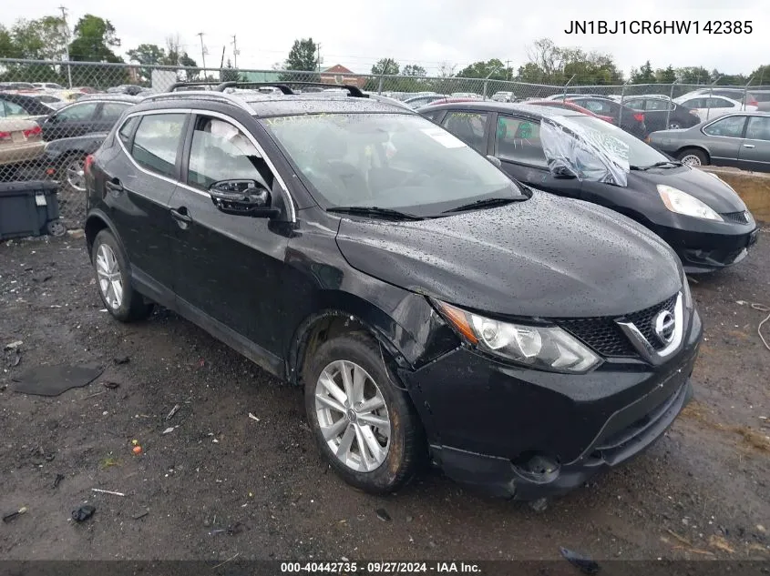 2017 Nissan Rogue Sport Sv VIN: JN1BJ1CR6HW142385 Lot: 40442735