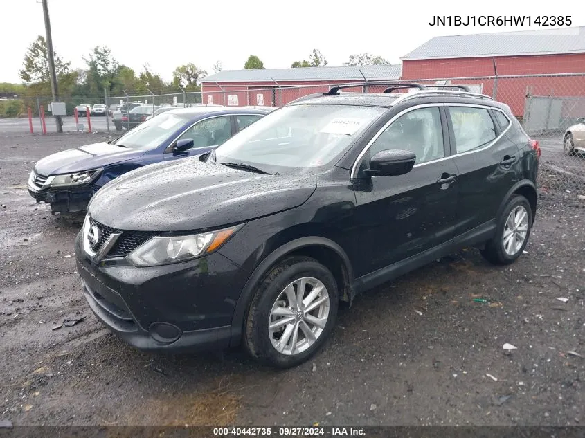 2017 Nissan Rogue Sport Sv VIN: JN1BJ1CR6HW142385 Lot: 40442735