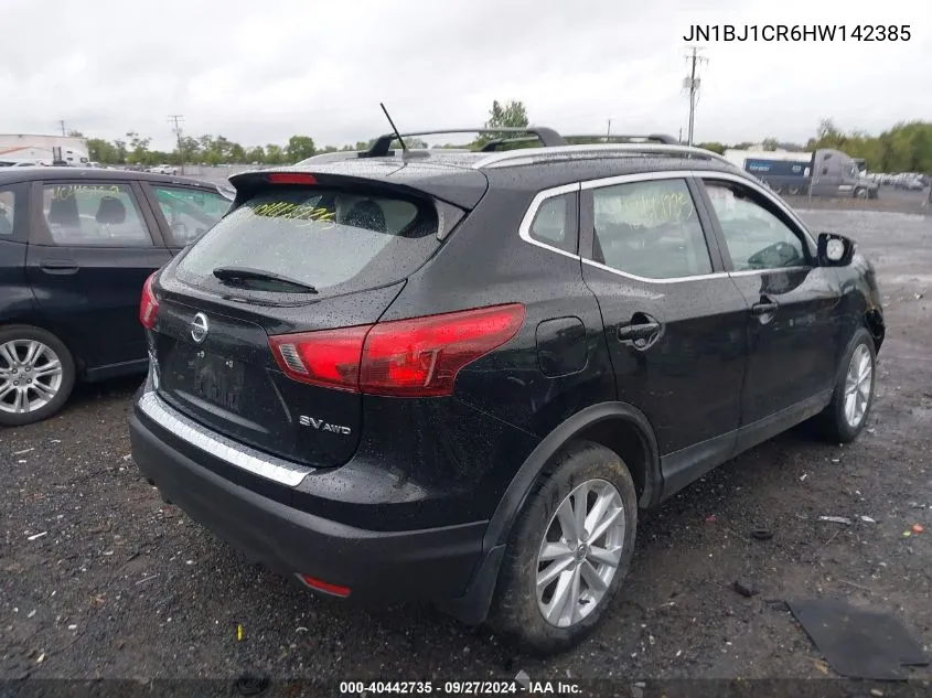 JN1BJ1CR6HW142385 2017 Nissan Rogue Sport Sv