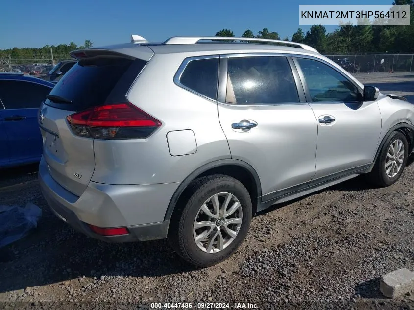 KNMAT2MT3HP564112 2017 Nissan Rogue Sv