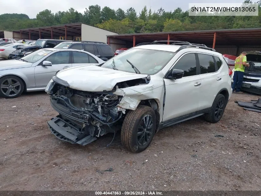 2017 Nissan Rogue Sv/Sl VIN: 5N1AT2MV0HC813065 Lot: 40447863