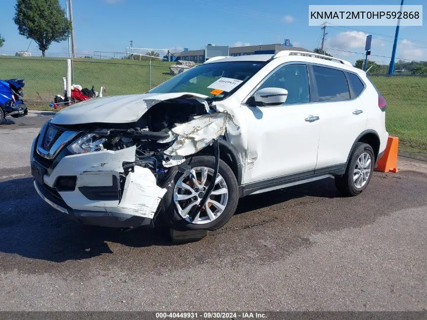 KNMAT2MT0HP592868 2017 Nissan Rogue Sv