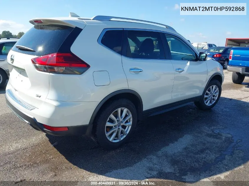 KNMAT2MT0HP592868 2017 Nissan Rogue Sv