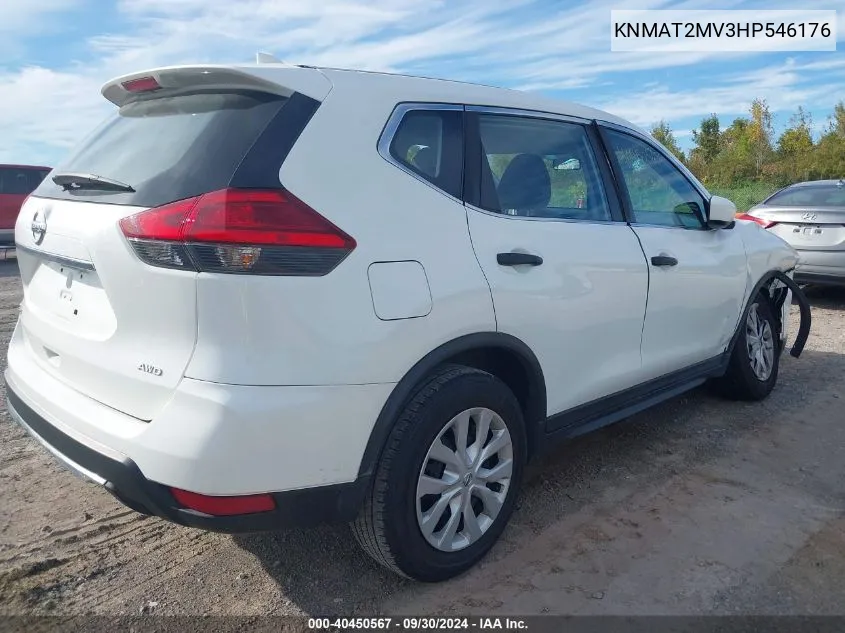 KNMAT2MV3HP546176 2017 Nissan Rogue S