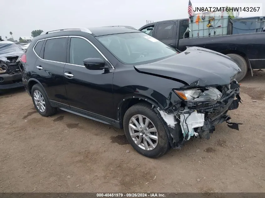 JN8AT2MT6HW143267 2017 Nissan Rogue S/Sl/Sv