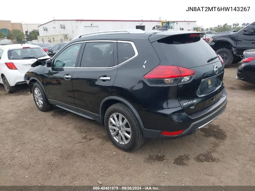 JN8AT2MT6HW143267 2017 Nissan Rogue S/Sl/Sv