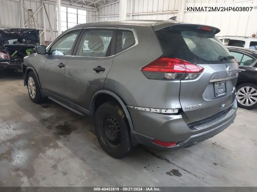 KNMAT2MV2HP603807 2017 Nissan Rogue S