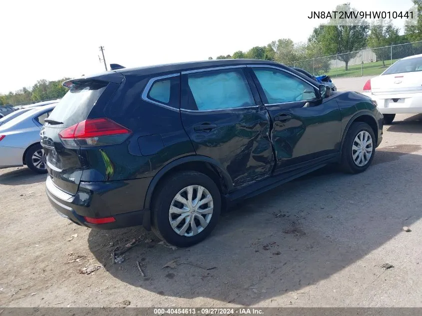 2017 Nissan Rogue S VIN: JN8AT2MV9HW010441 Lot: 40454613