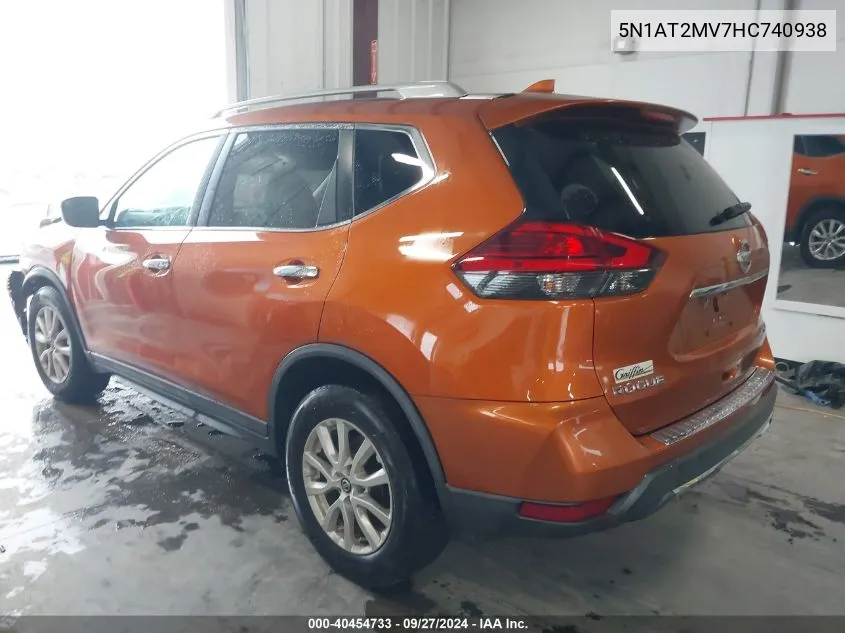 5N1AT2MV7HC740938 2017 Nissan Rogue Sv