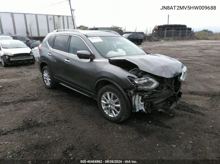 JN8AT2MV5HW009688 2017 Nissan Rogue Sv