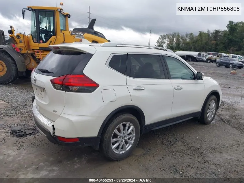 2017 Nissan Rogue Sv VIN: KNMAT2MT0HP556808 Lot: 40455253