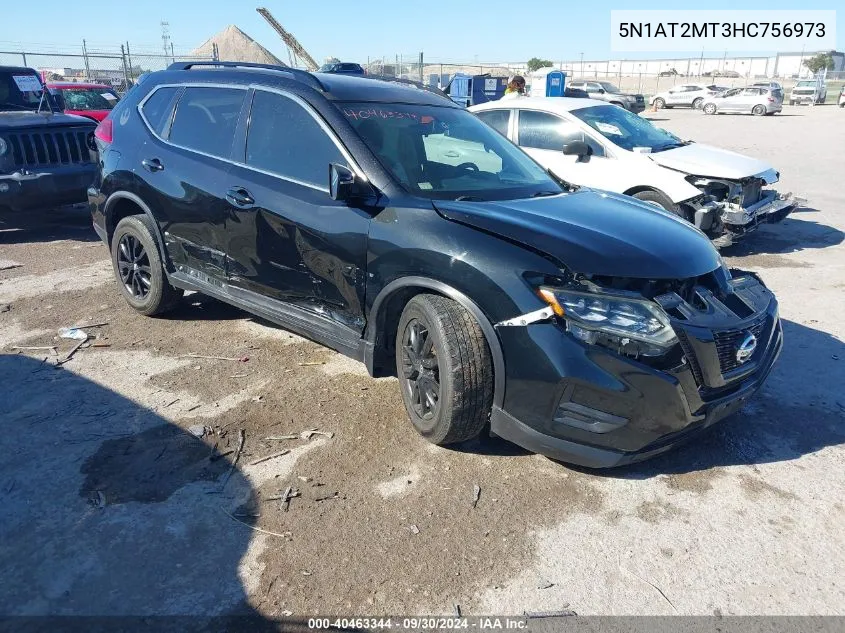 2017 Nissan Rogue S/Sl VIN: 5N1AT2MT3HC756973 Lot: 40463344