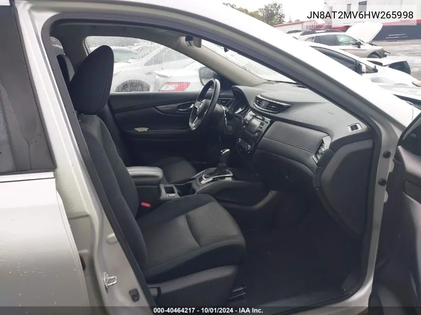 JN8AT2MV6HW265998 2017 Nissan Rogue Sv