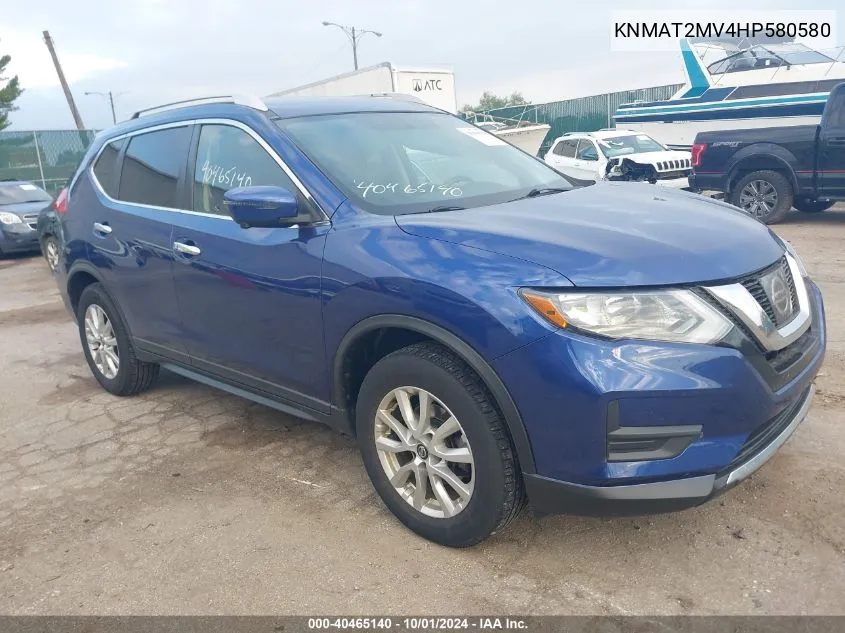 KNMAT2MV4HP580580 2017 Nissan Rogue S/Sv