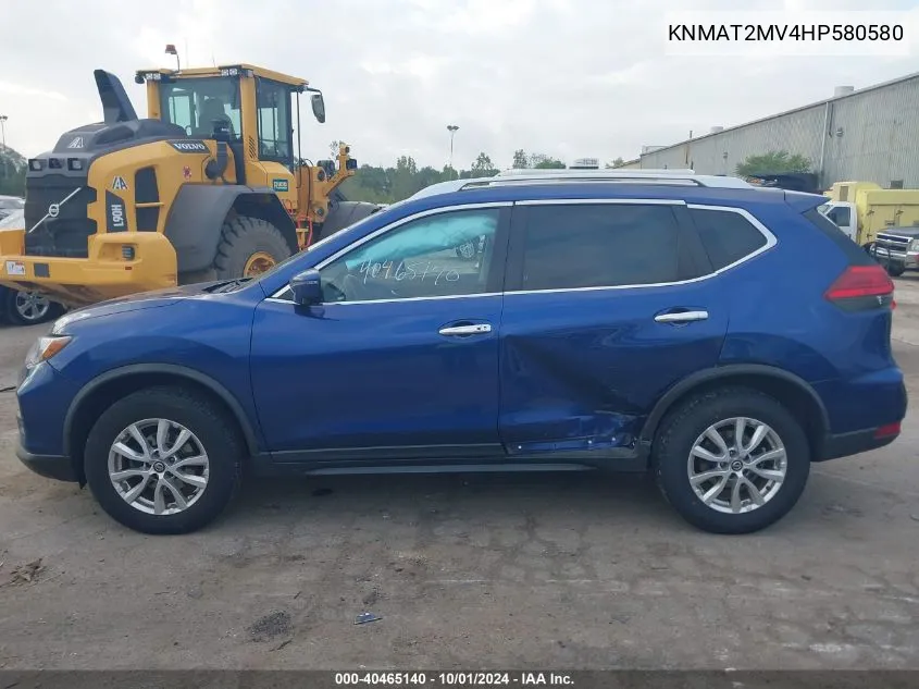 KNMAT2MV4HP580580 2017 Nissan Rogue S/Sv