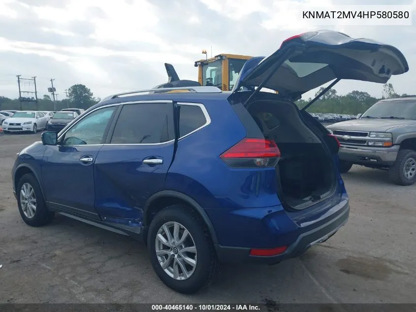 KNMAT2MV4HP580580 2017 Nissan Rogue S/Sv