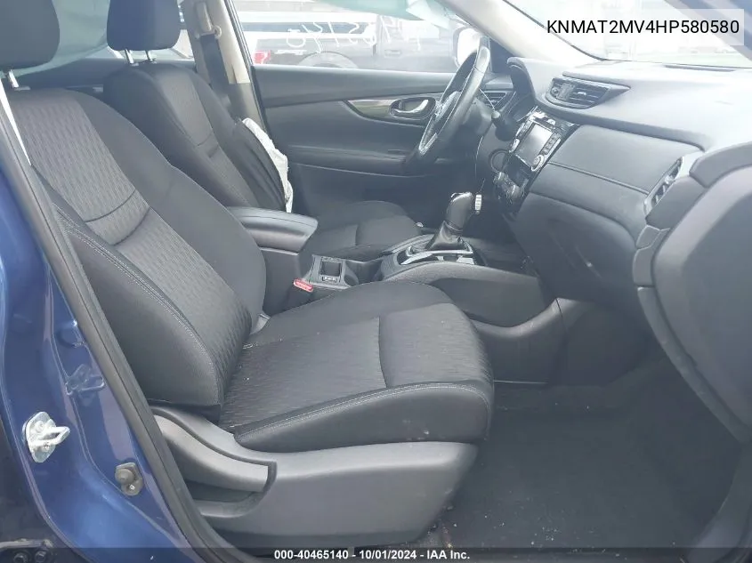 KNMAT2MV4HP580580 2017 Nissan Rogue S/Sv