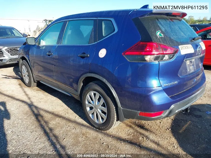 KNMAT2MV8HP611295 2017 Nissan Rogue S/Sv