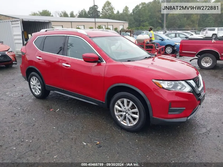 JN8AT2MV9HW272881 2017 Nissan Rogue Sv