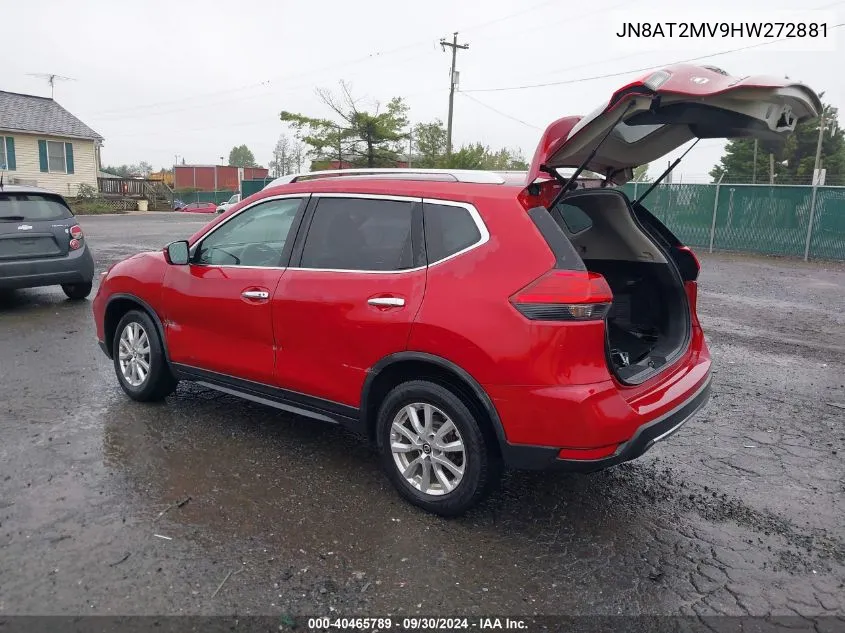 JN8AT2MV9HW272881 2017 Nissan Rogue Sv