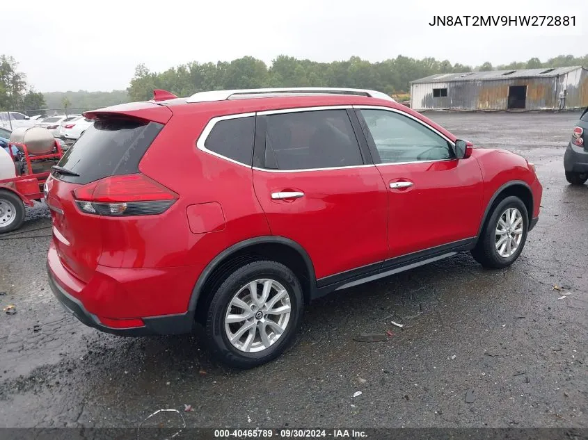 JN8AT2MV9HW272881 2017 Nissan Rogue Sv