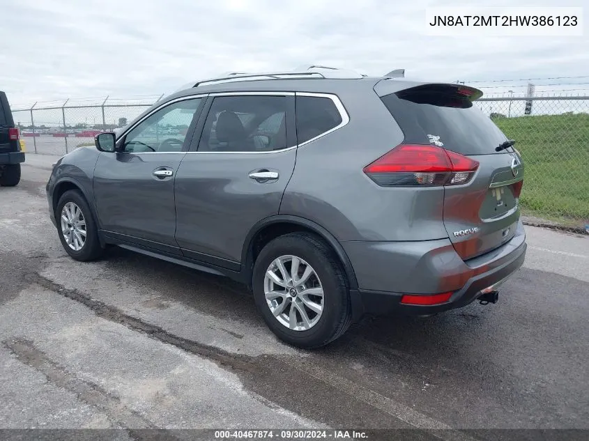 JN8AT2MT2HW386123 2017 Nissan Rogue Sv