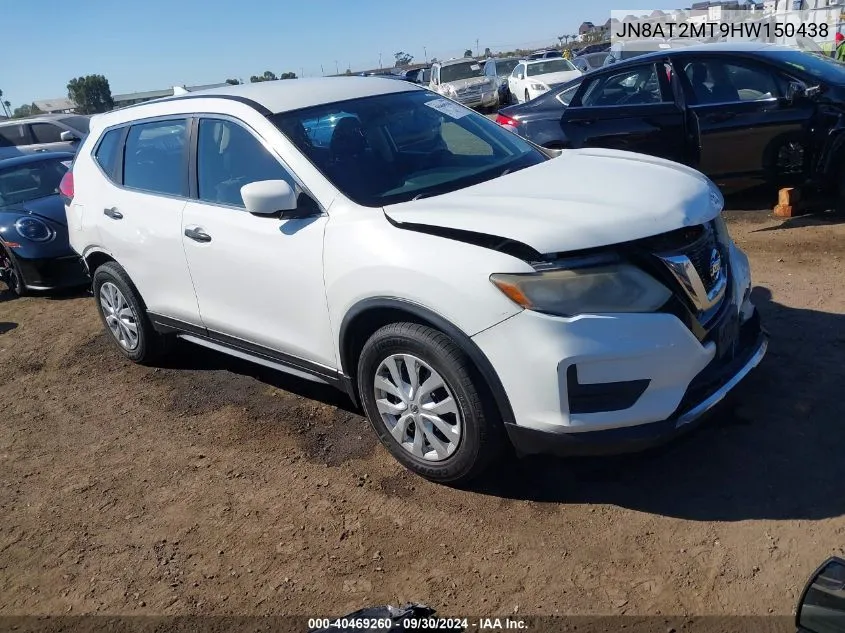 2017 Nissan Rogue S VIN: JN8AT2MT9HW150438 Lot: 40469260