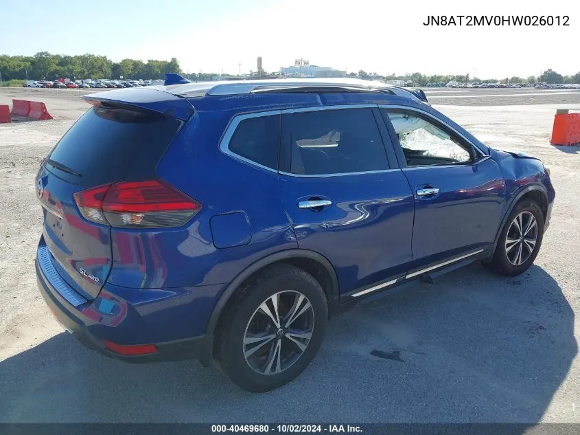 JN8AT2MV0HW026012 2017 Nissan Rogue Sl