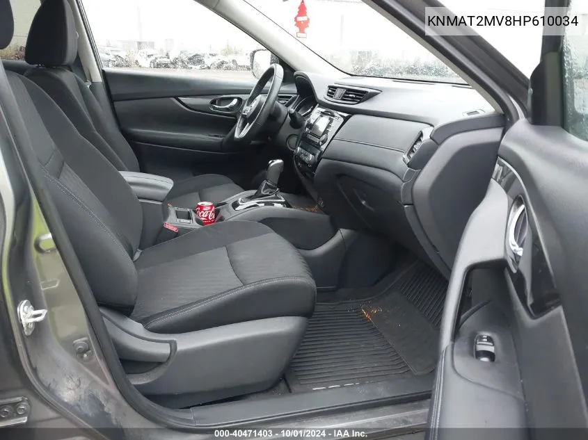 KNMAT2MV8HP610034 2017 Nissan Rogue Sv