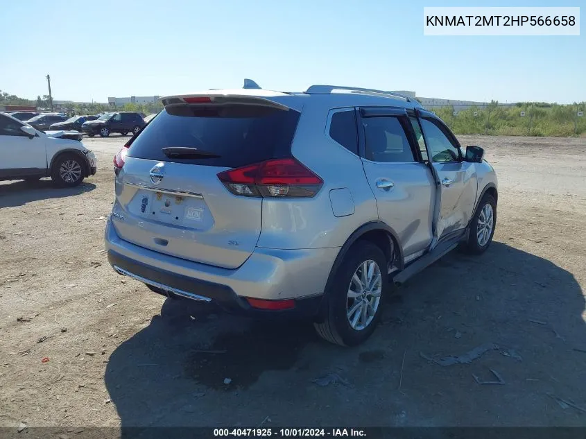 2017 Nissan Rogue S/Sv VIN: KNMAT2MT2HP566658 Lot: 40471925