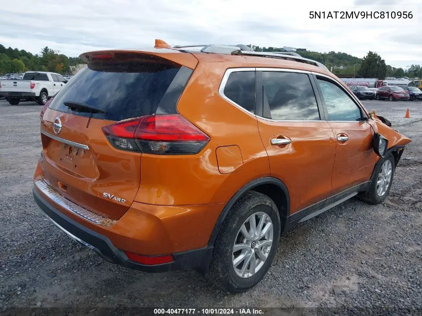 5N1AT2MV9HC810956 2017 Nissan Rogue Sv