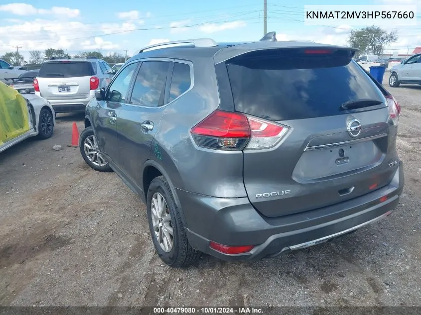 KNMAT2MV3HP567660 2017 Nissan Rogue Sv