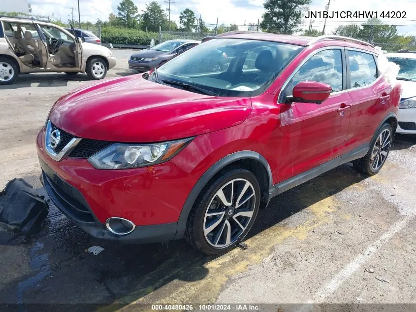 2017 Nissan Rogue Sport Sl VIN: JN1BJ1CR4HW144202 Lot: 40480426