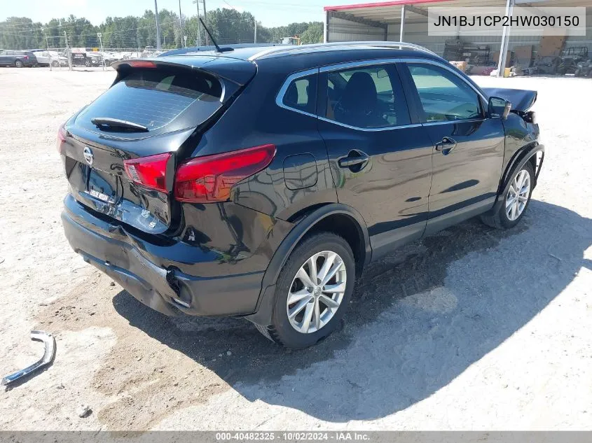 JN1BJ1CP2HW030150 2017 Nissan Rogue Sport Sv