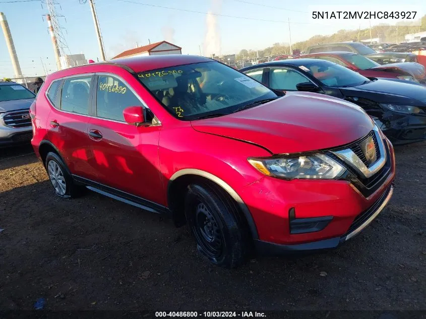 5N1AT2MV2HC843927 2017 Nissan Rogue S