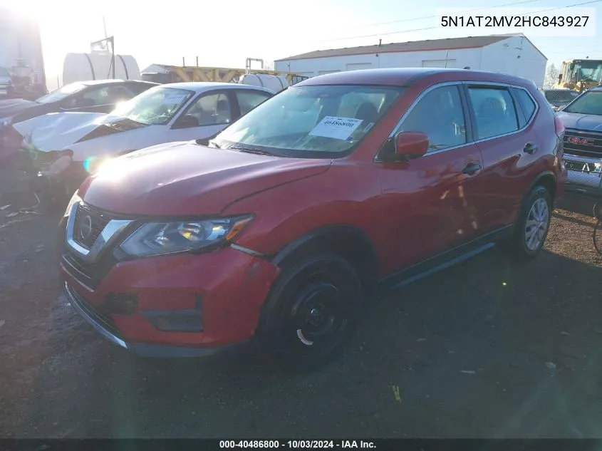 5N1AT2MV2HC843927 2017 Nissan Rogue S