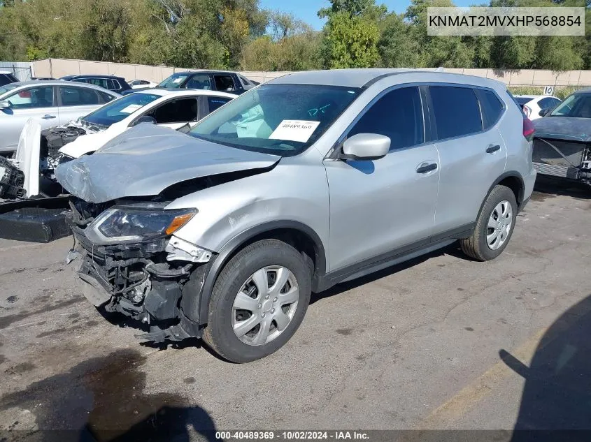 2017 Nissan Rogue S VIN: KNMAT2MVXHP568854 Lot: 40489369