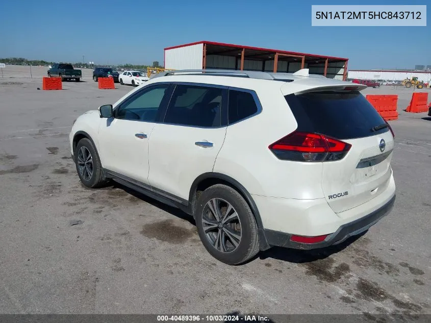 5N1AT2MT5HC843712 2017 Nissan Rogue Sl