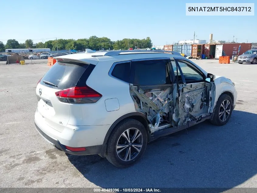 2017 Nissan Rogue Sl VIN: 5N1AT2MT5HC843712 Lot: 40489396