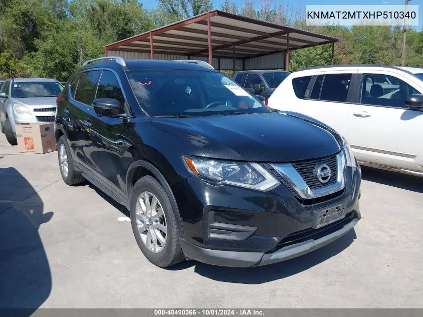 KNMAT2MTXHP510340 2017 Nissan Rogue Sv