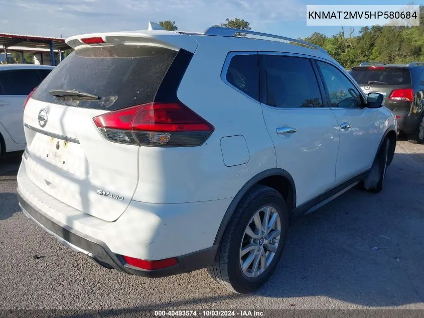 KNMAT2MV5HP580684 2017 Nissan Rogue Sv