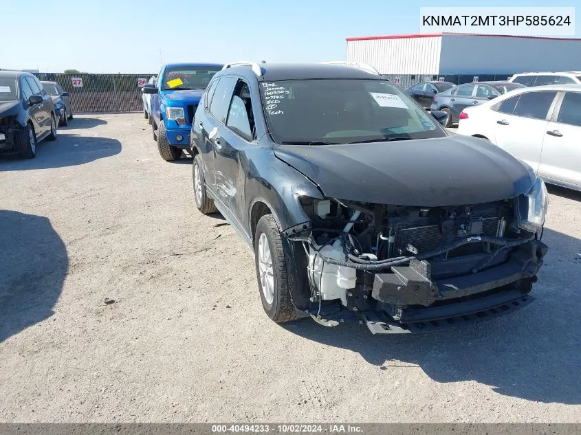 KNMAT2MT3HP585624 2017 Nissan Rogue Sv