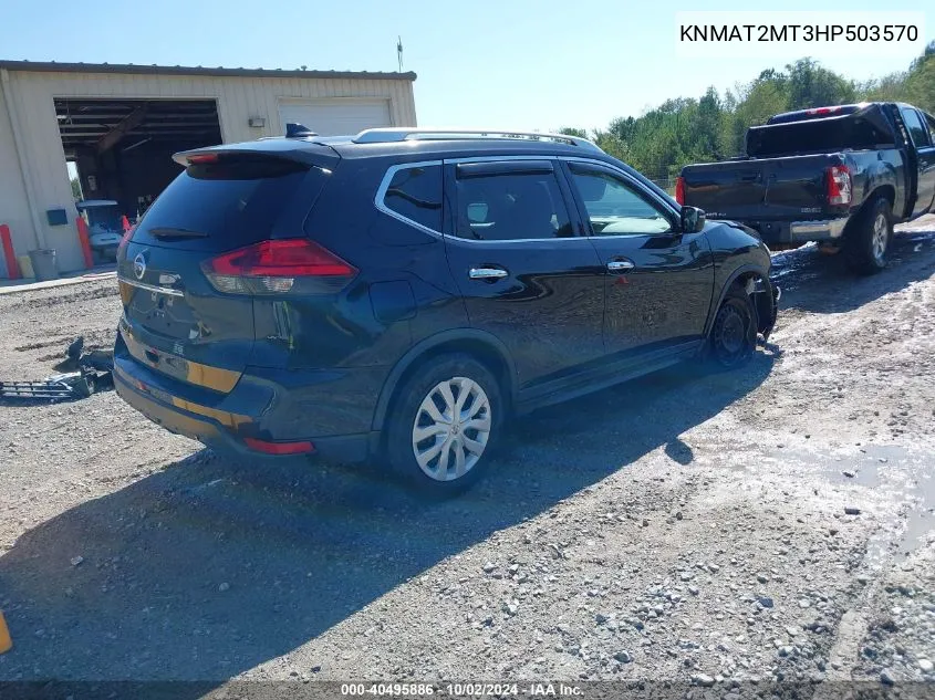 KNMAT2MT3HP503570 2017 Nissan Rogue S