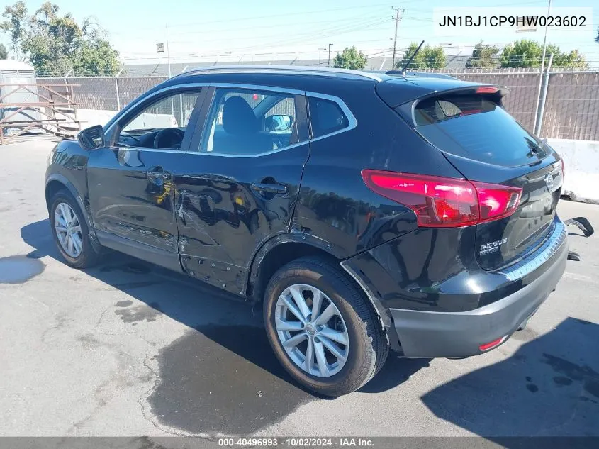 2017 Nissan Rogue Sport Sv VIN: JN1BJ1CP9HW023602 Lot: 40496993