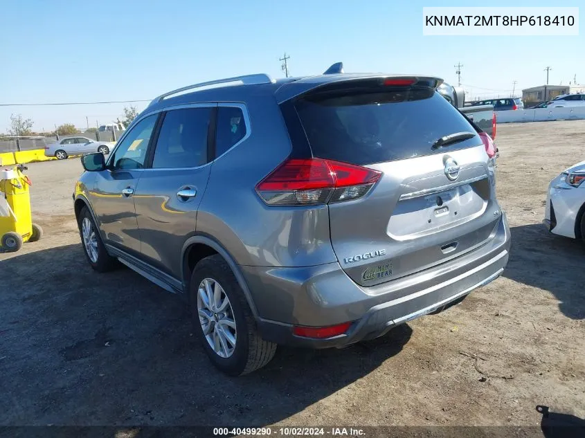 KNMAT2MT8HP618410 2017 Nissan Rogue Sv