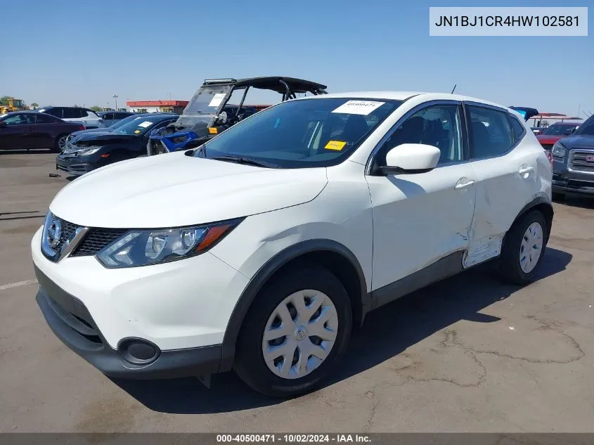 JN1BJ1CR4HW102581 2017 Nissan Rogue Sport S