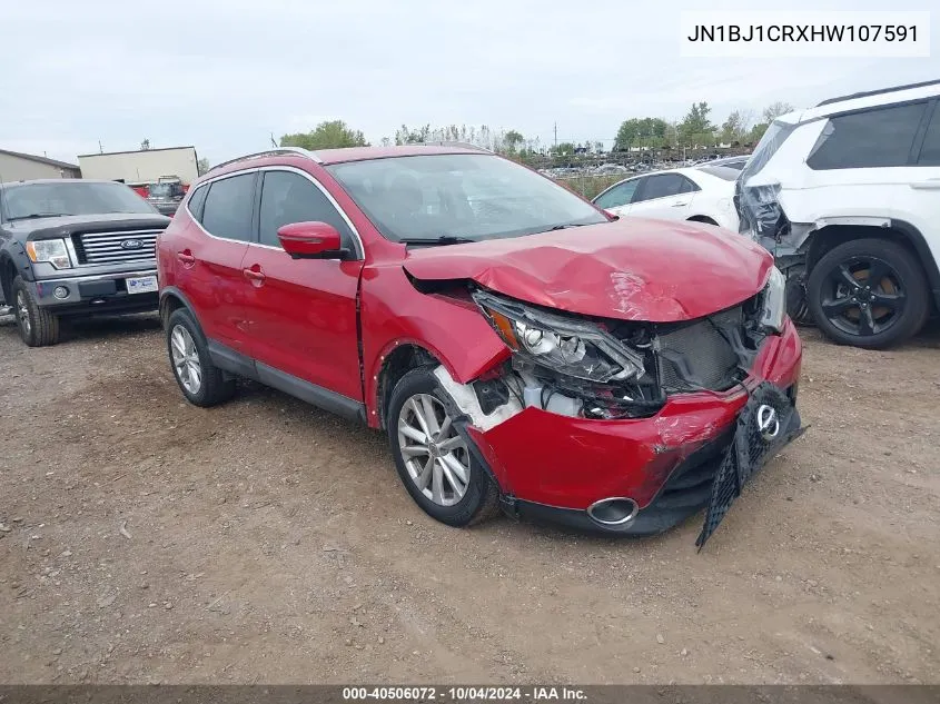 2017 Nissan Rogue Sport Sv VIN: JN1BJ1CRXHW107591 Lot: 40506072